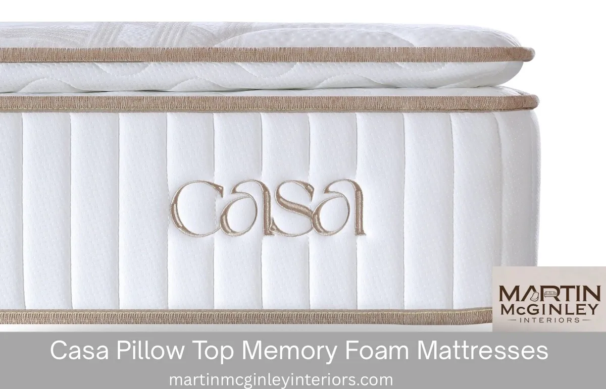 New Casa Pillow Top Memory Foam Mattresses - Image 3