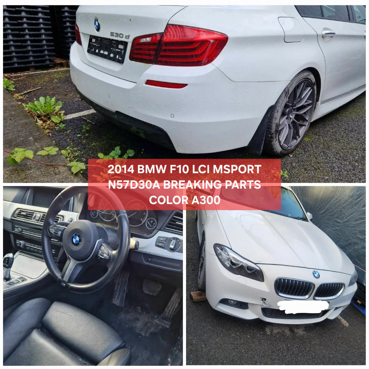 2014 BMW F10 LCI MSPORT N57D30A BREAKING PARTS - Image 2