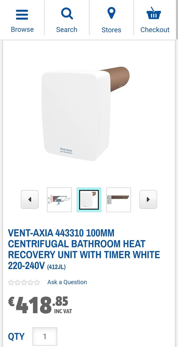 Bathroom Heat Recovery Extract Fan - Image 4