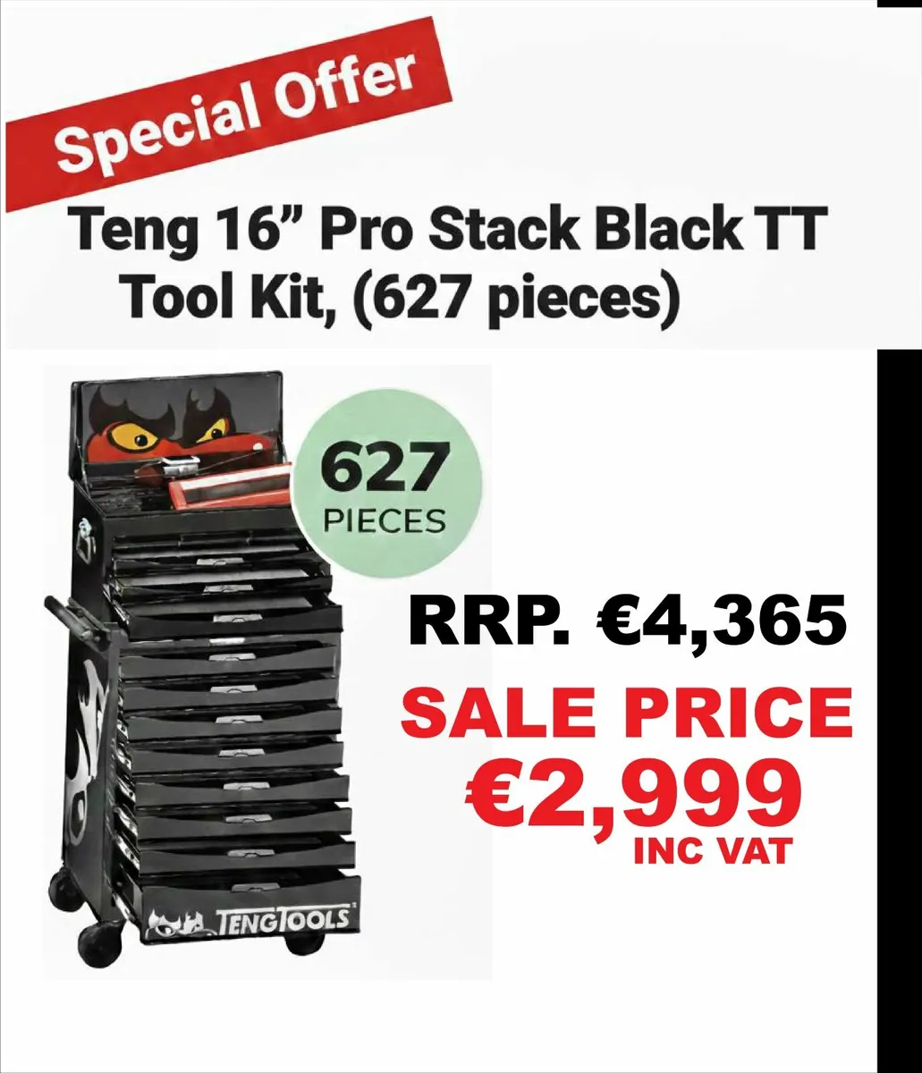 New Tengtool 627 piece Toolset