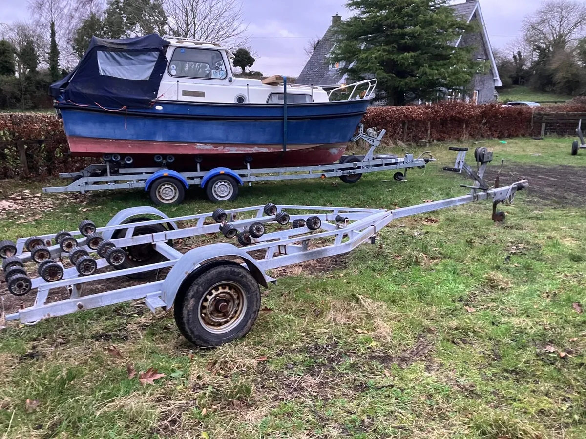 ROLLER BOAT TRAILER GALVANISED UP TO 21-22FT - Image 2