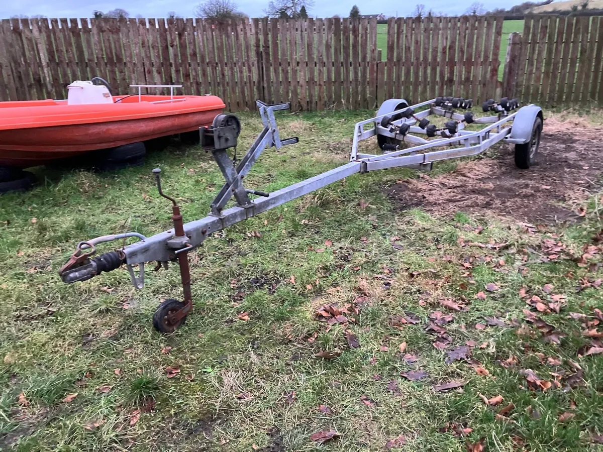 ROLLER BOAT TRAILER GALVANISED UP TO 21-22FT - Image 3