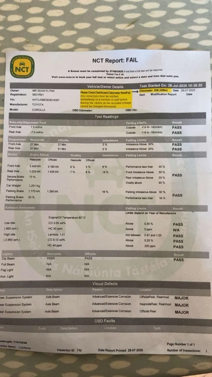 Toyota corolla no nct - Image 4