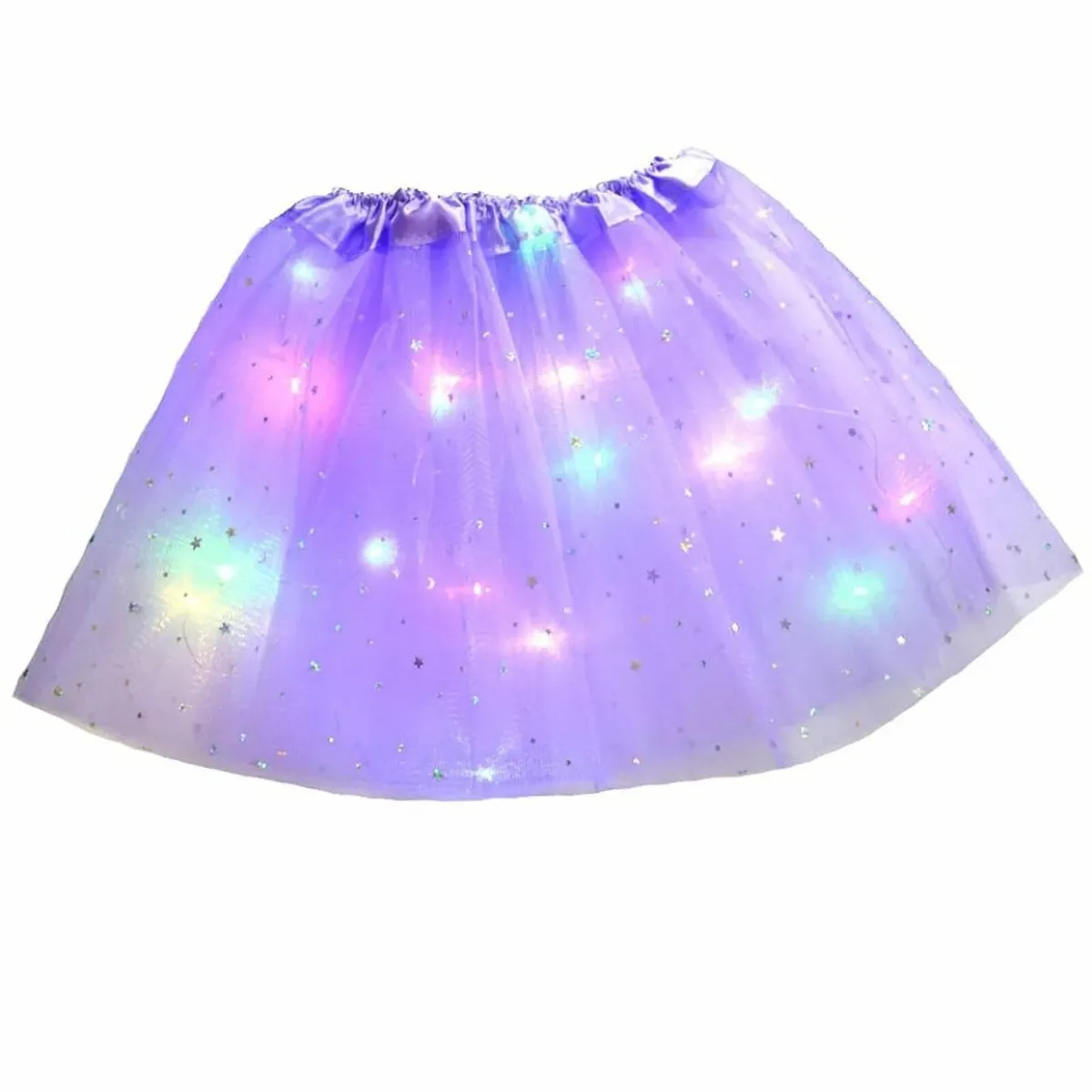 Children's blue tulle skirt one size - Image 3