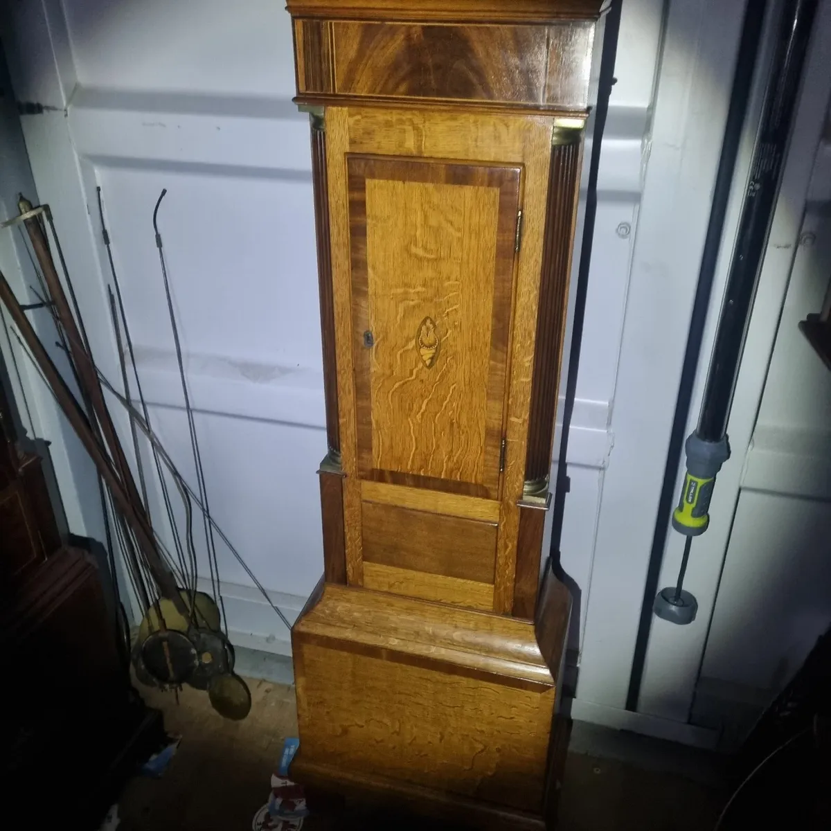 GEORGIAN GRAND FATHER CLOCK THOS, LEWIS BRISTOL - Image 2