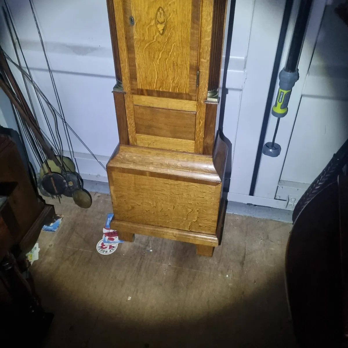 GEORGIAN GRAND FATHER CLOCK THOS, LEWIS BRISTOL - Image 3