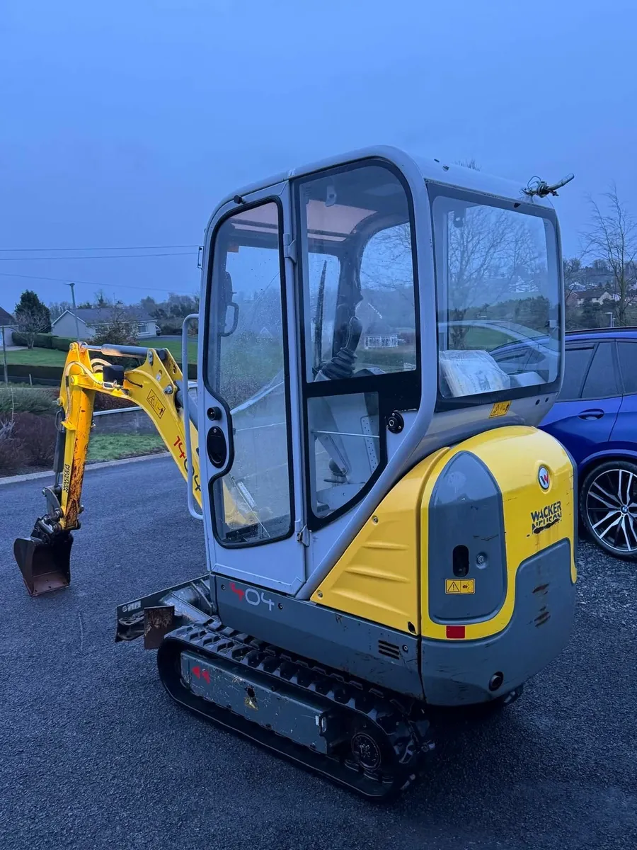 Wacker Neuson 1.5T Mini Digger Offset Boom 400Hour - Image 3
