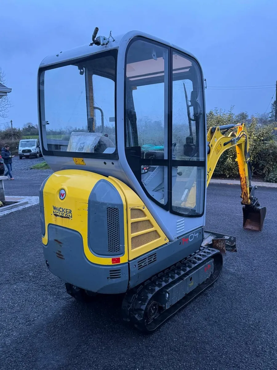 Wacker Neuson 1.5T Mini Digger Offset Boom 400Hour - Image 2