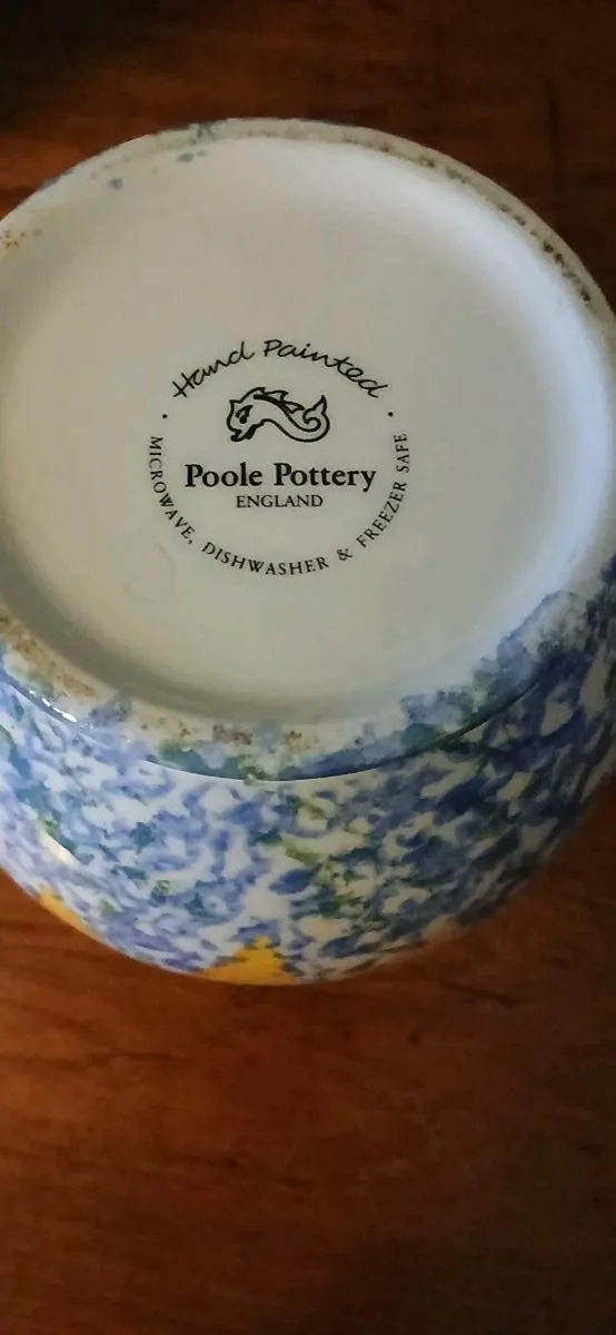 Poole Pottery Hand Painted Vincent Sunflower Jug - Image 4