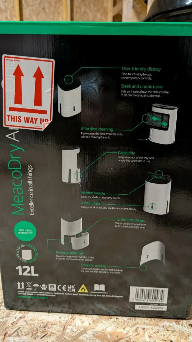 Meaco 12 litre Dehumidifier - Image 3