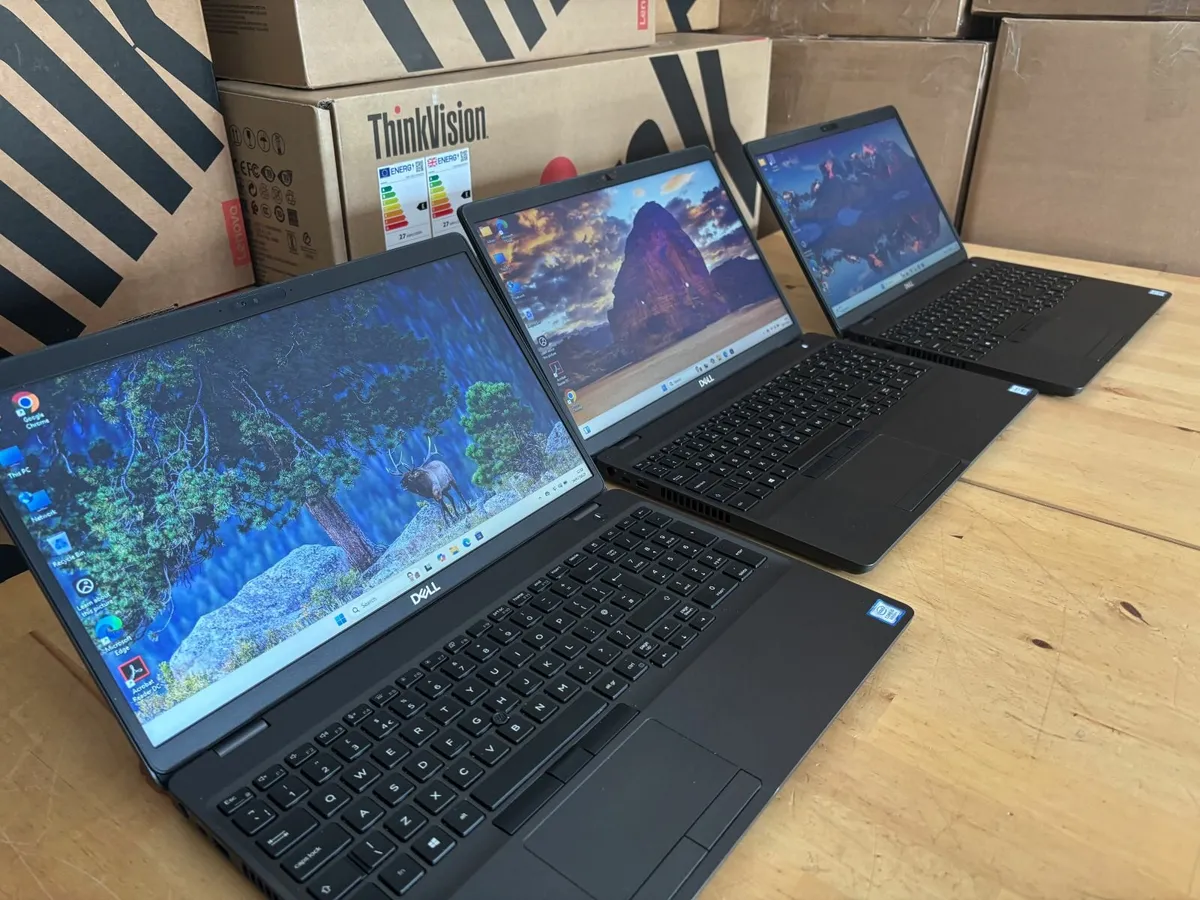 Dell Latitude 5500 Laptops-i5-16Gb-Windows 11 Pro - Image 1