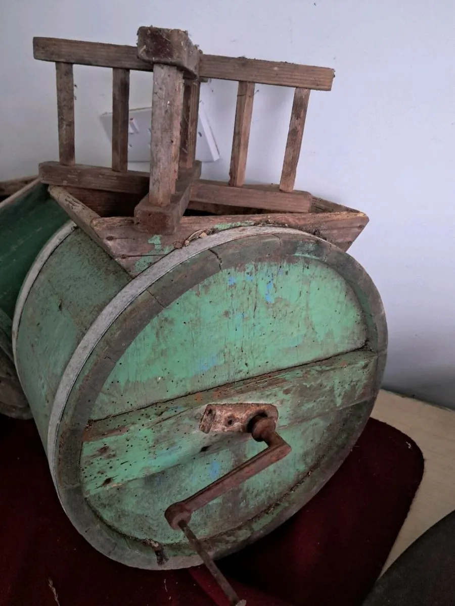 3 timber butter churns - Image 3