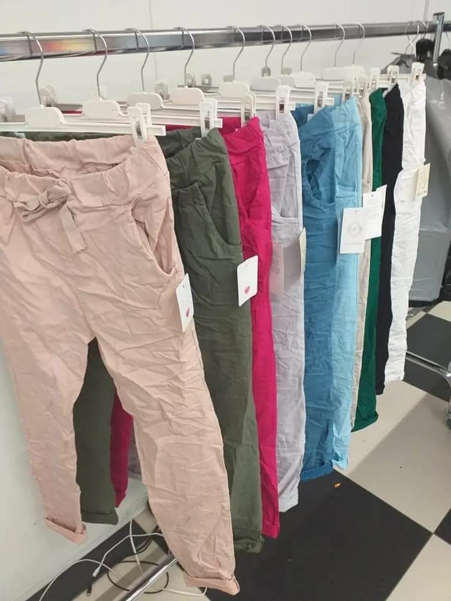 Ladies italian stretch trousers 10/16 - Image 4