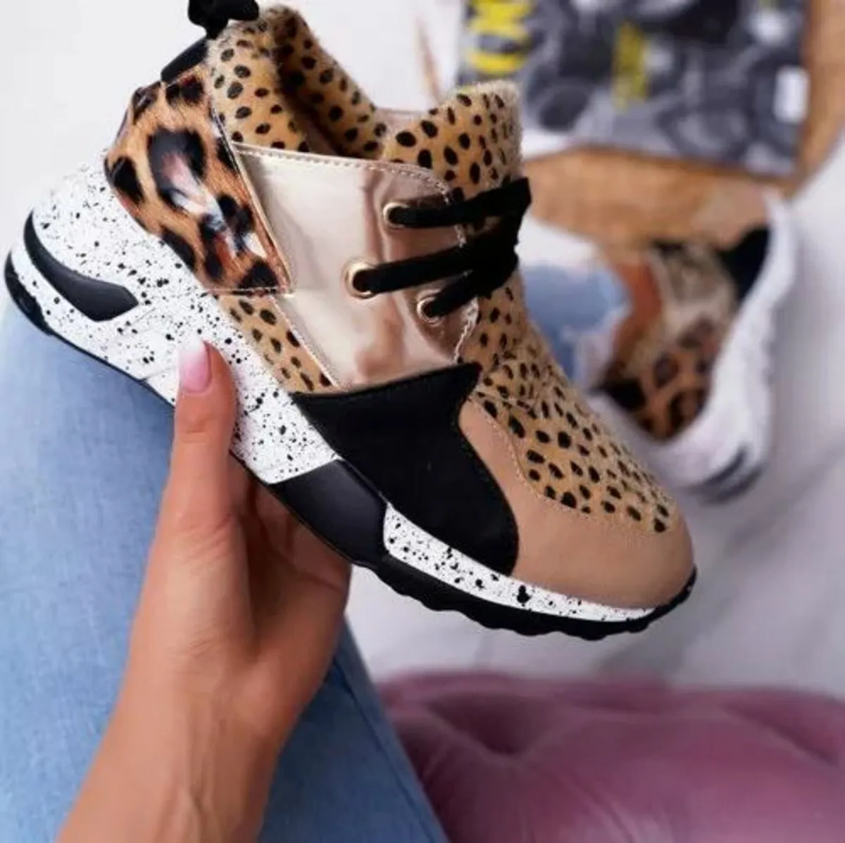 New Leopard Runners sizes 3-8 - Image 1