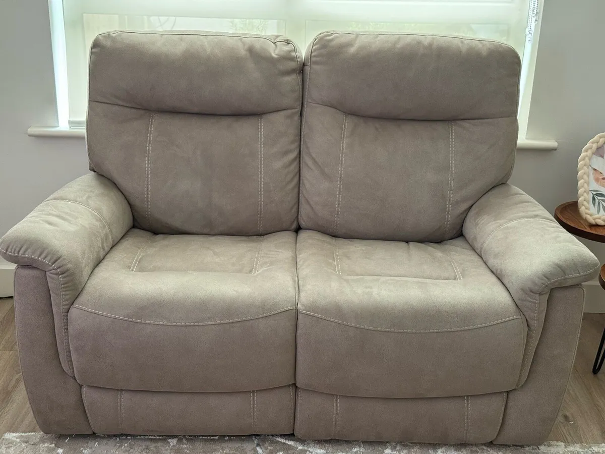 2 seater sofa power recliner DFS. - Image 1