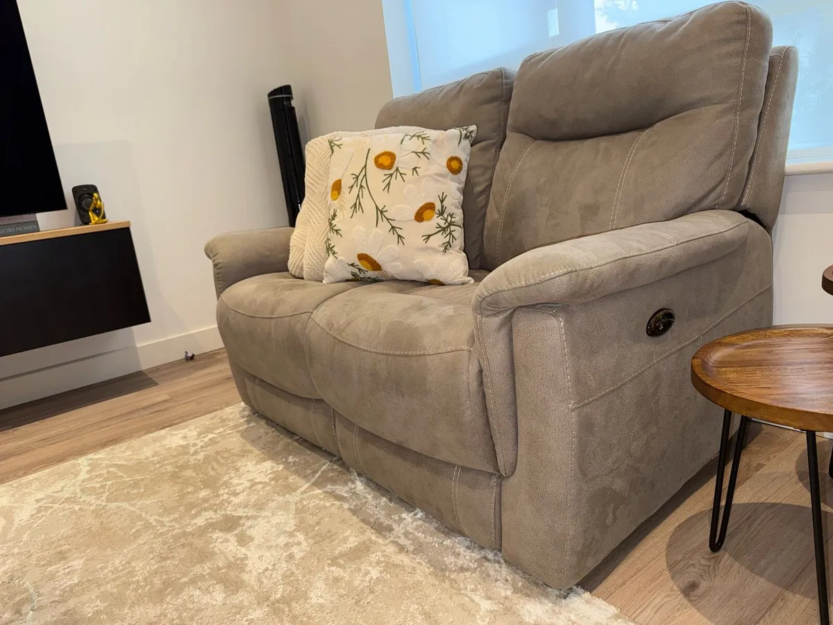 2 seater sofa power recliner DFS. - Image 2