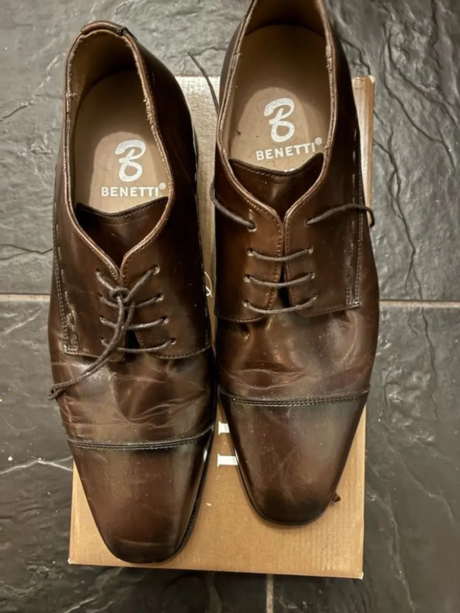 Benetti shoes size 10 Euro 43 - Image 1