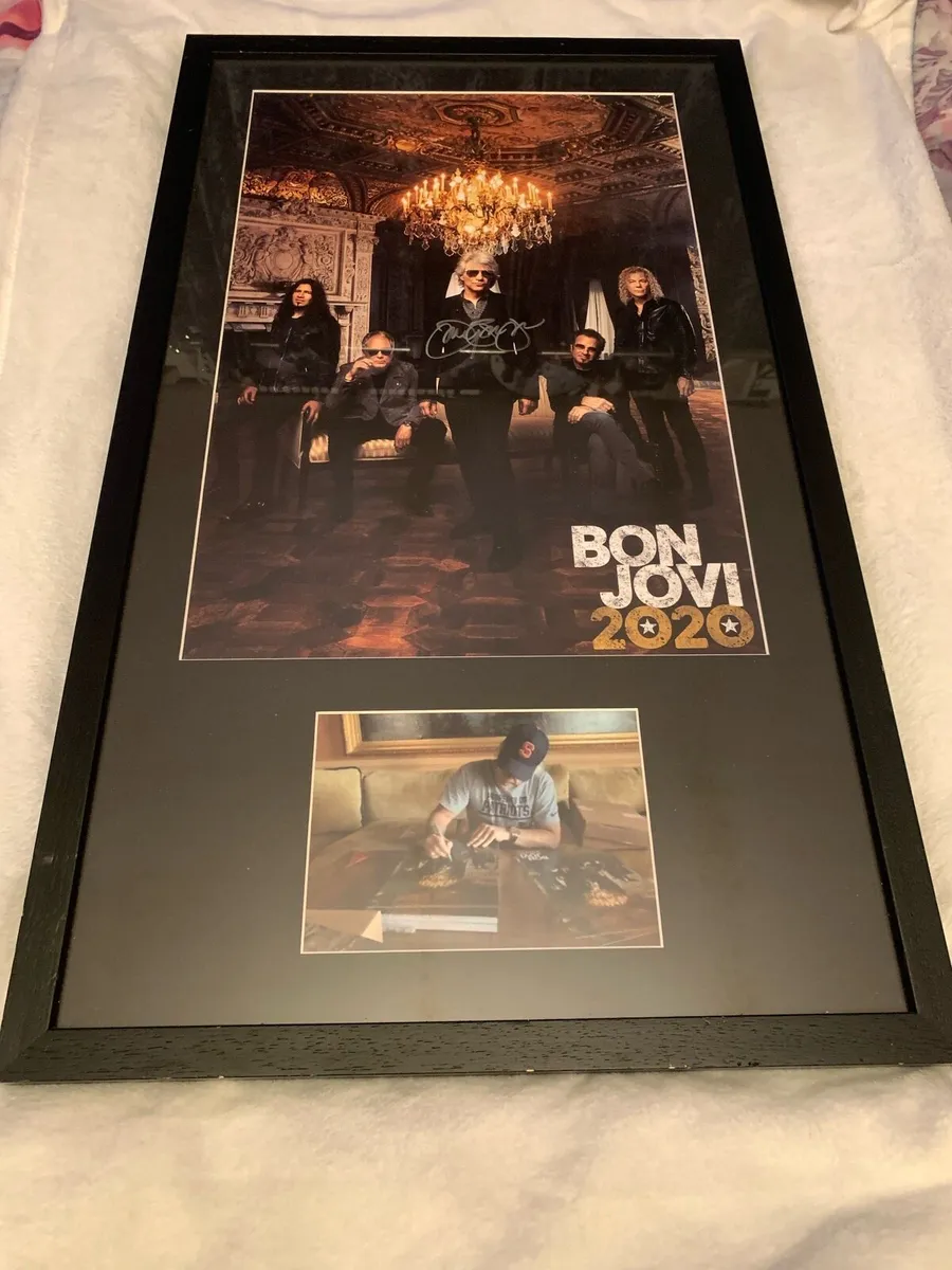 Bon Jovi signed official site - Image 1