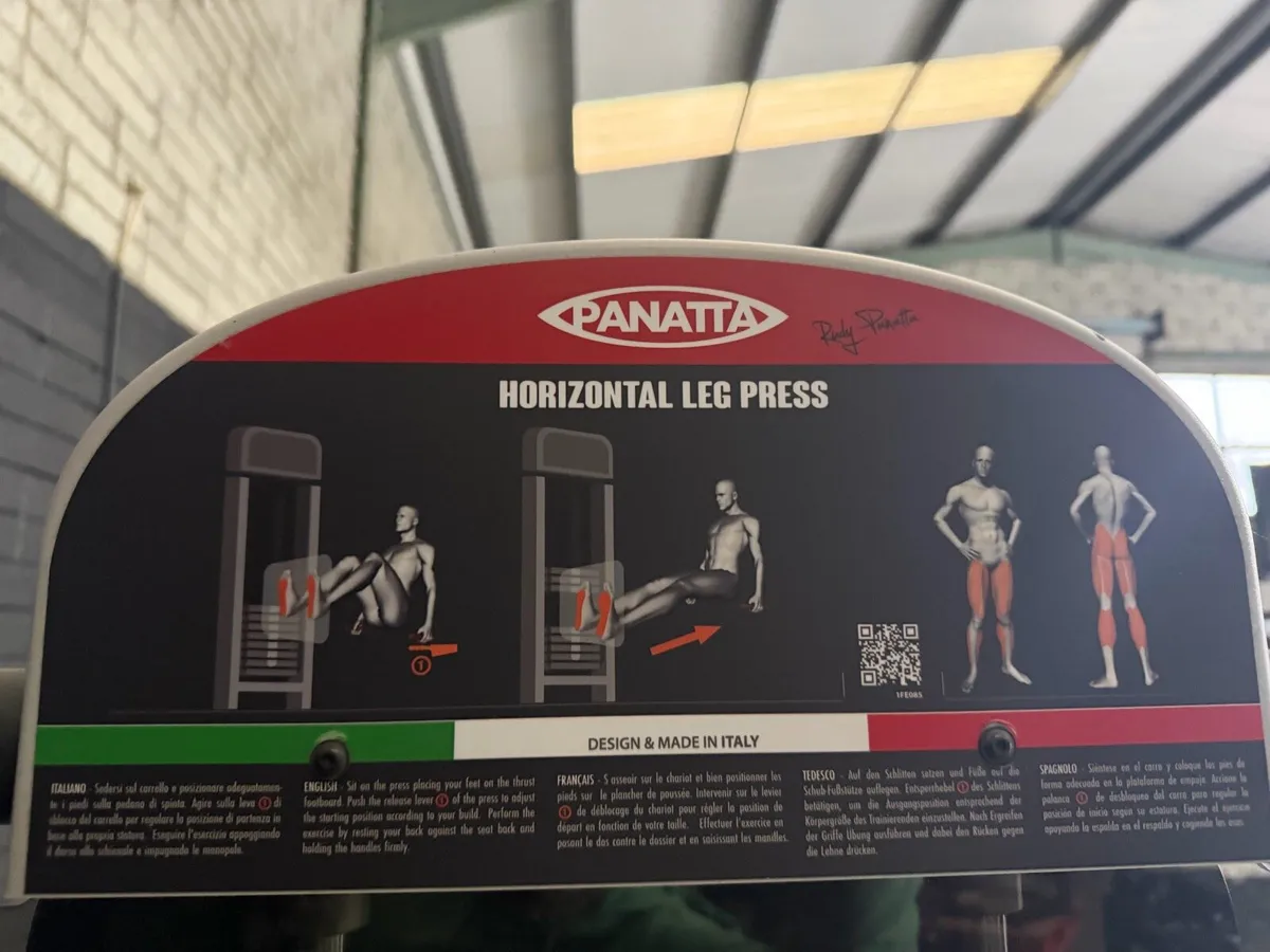 Panatta Horizontal leg press - Image 2