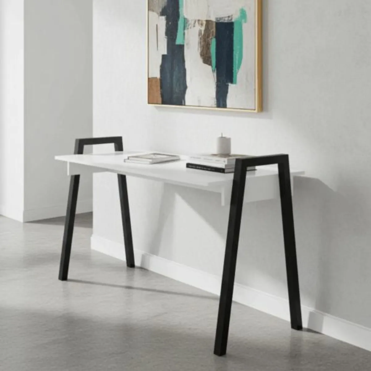 Adele Minimal Desk with 120×68×75 - Image 4