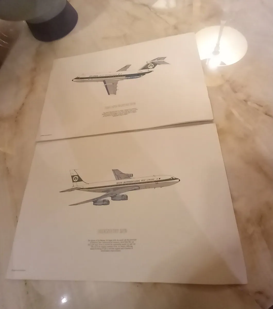 8 aviation prints,1973, D18 post 6e - Image 1