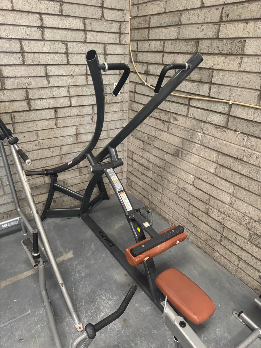 Cybex plate loaded pull down