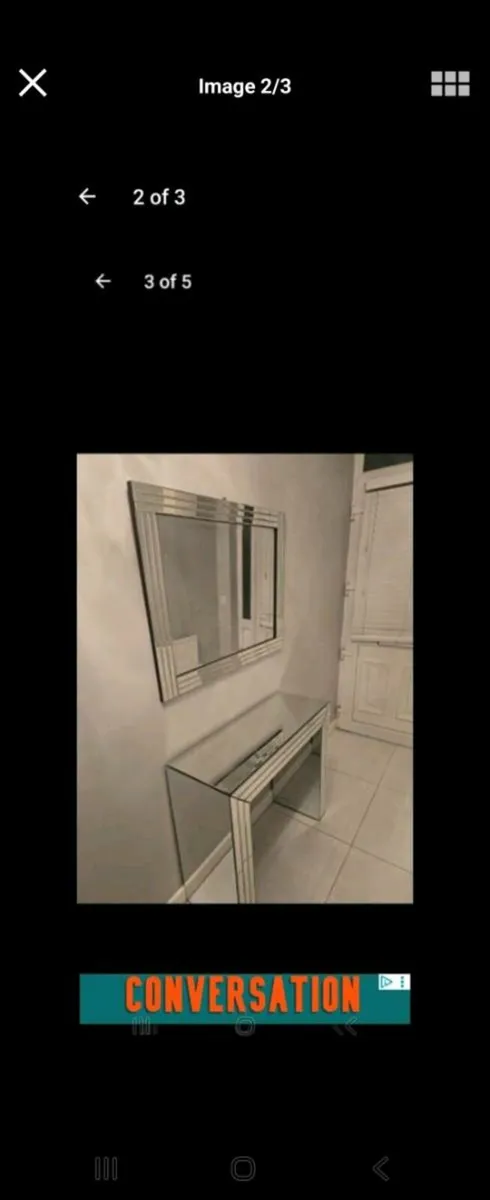 Console table and mirror - Image 2