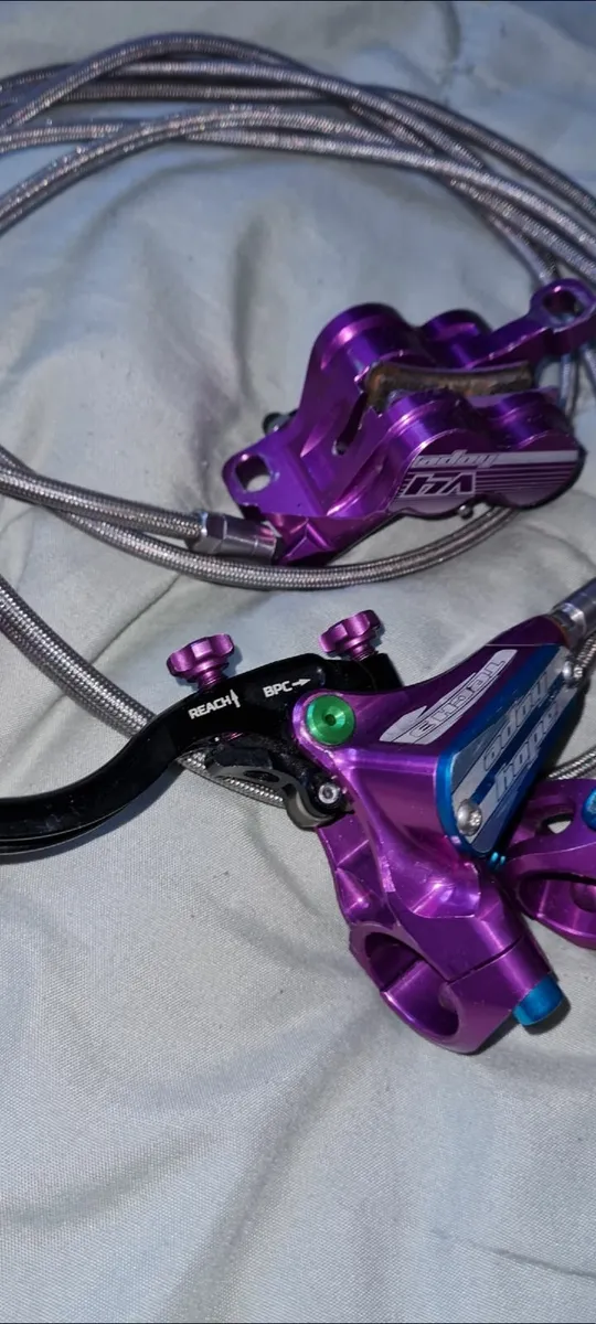 Hope tech 3v4 purple custom - Image 3