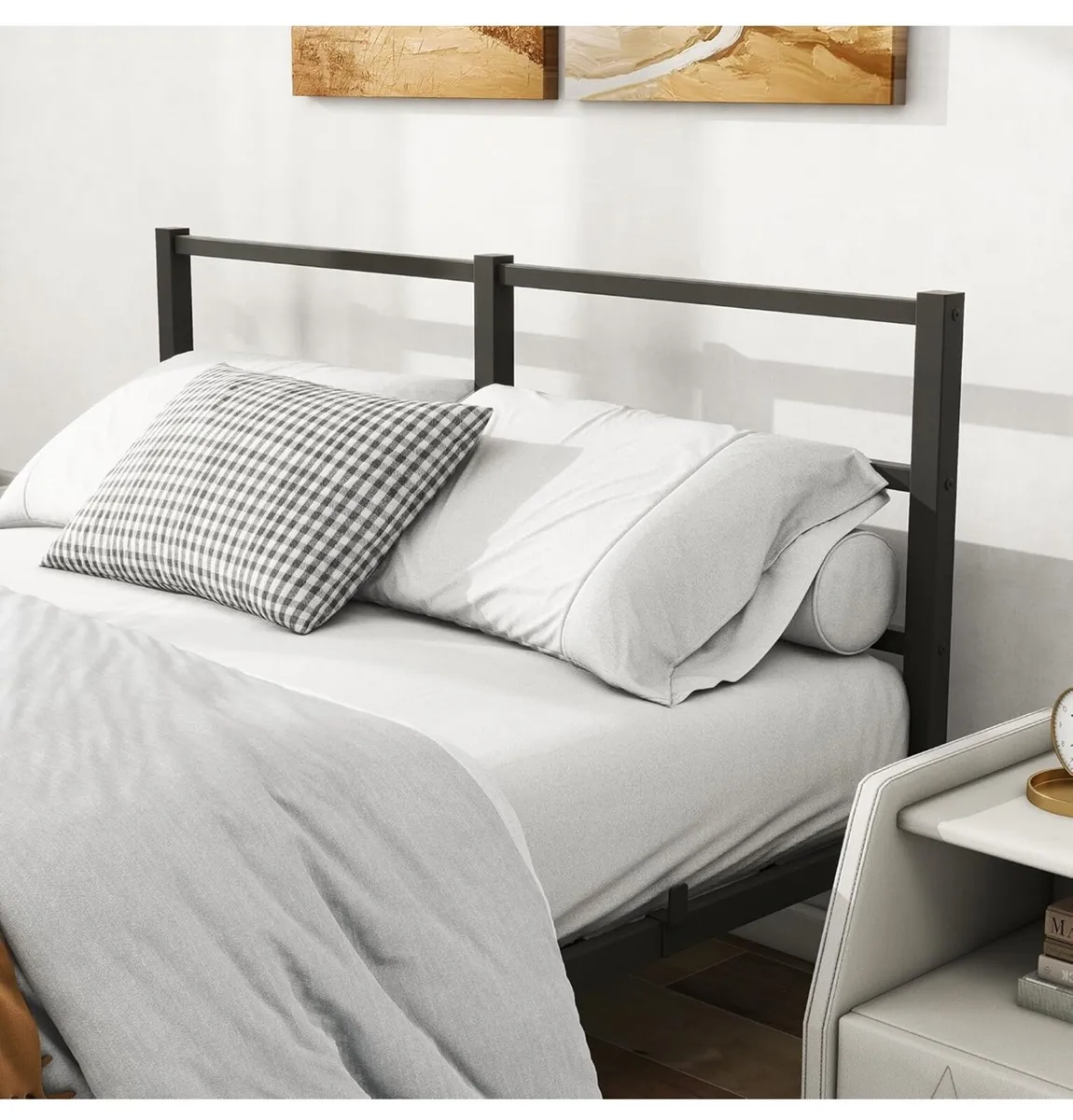 5ft King Bed Frame with Headboard,150x200cm - Image 3