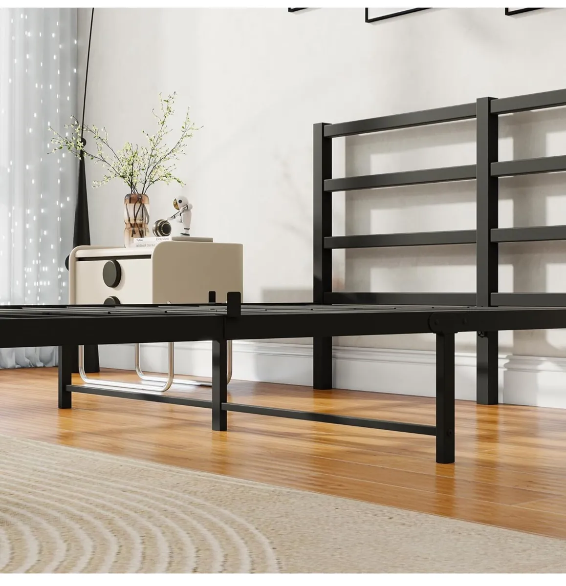 5ft King Bed Frame with Headboard,150x200cm - Image 4