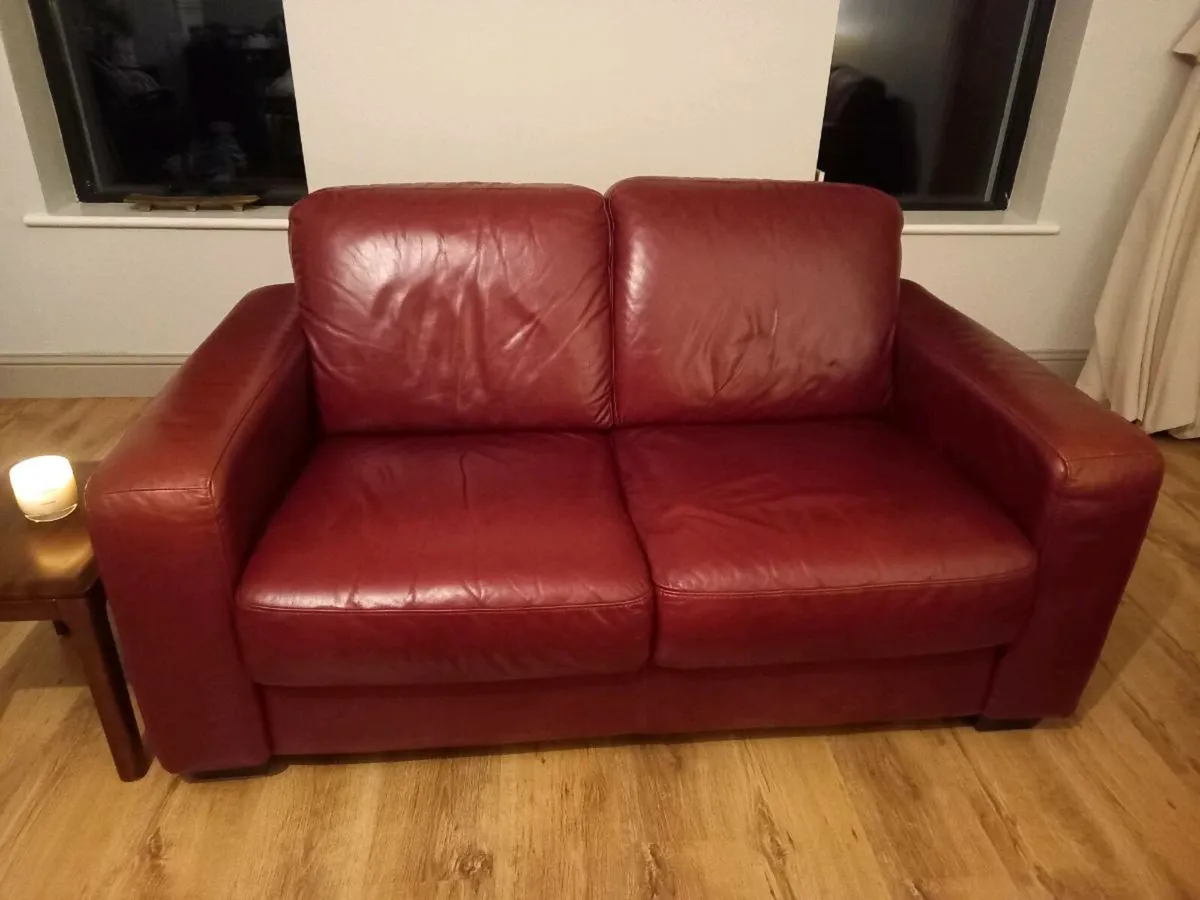 Leather couches Sofas 3 + 2 Seater - Image 2