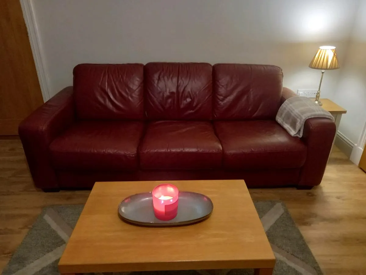 Leather couches Sofas 3 + 2 Seater - Image 3