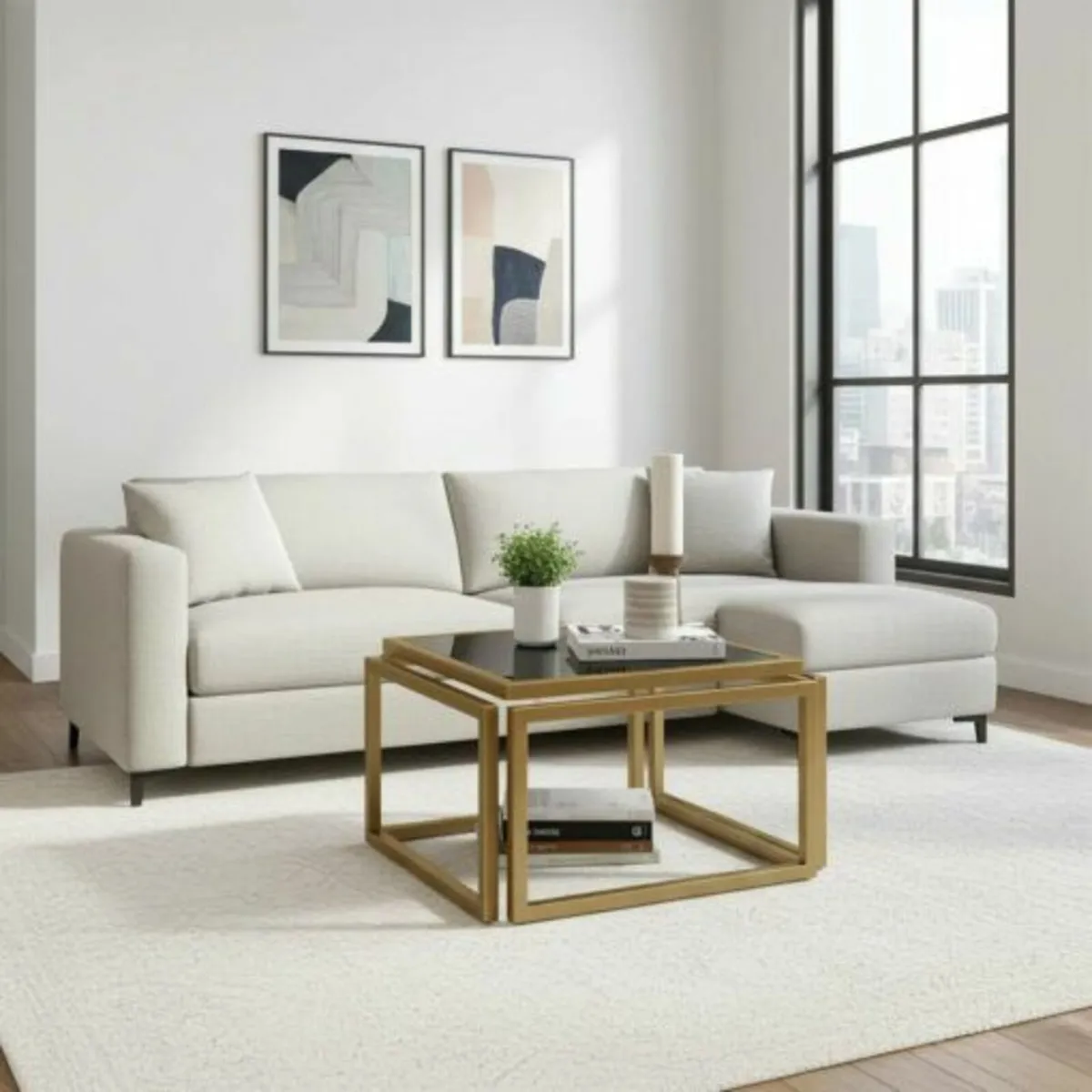 Levitas Gold Coffee Table - Image 1