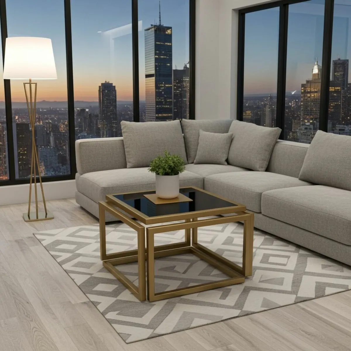 Levitas Gold Coffee Table - Image 4