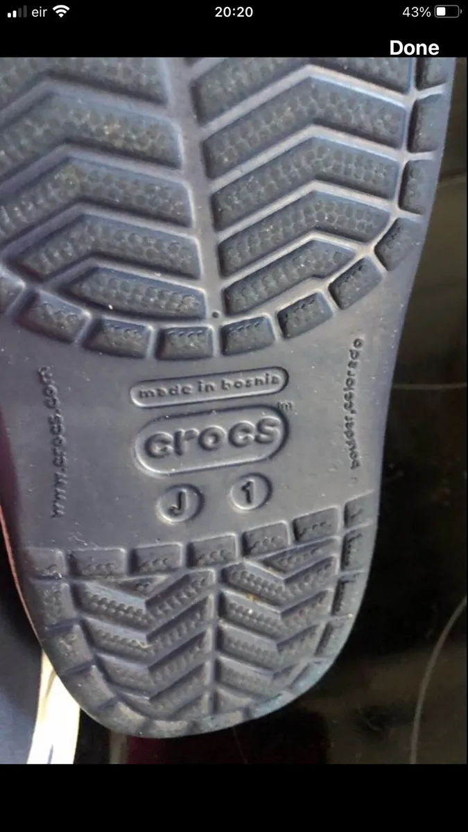 Boys crocs size 1 €20 - Image 4