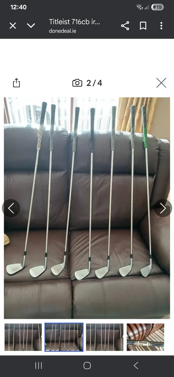 Titleist 716 cb irons - Image 1