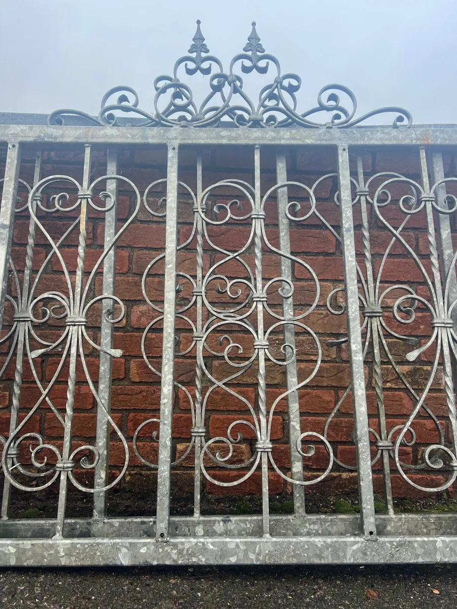 Gates, galvanised - Image 1