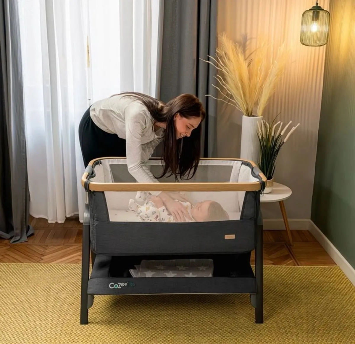 Tutti Bambini CoZee Lite Bedside Crib - Image 1