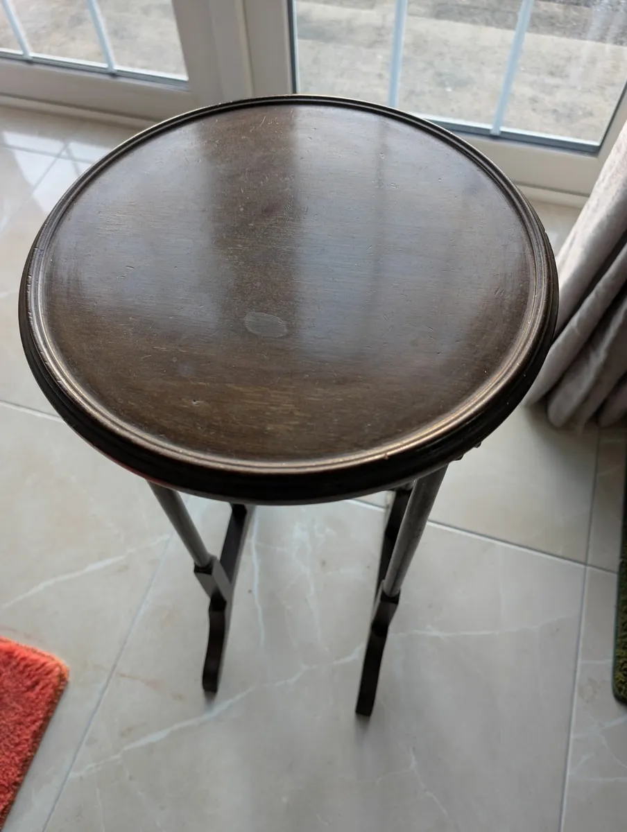 Antique Plant Stand - Image 1