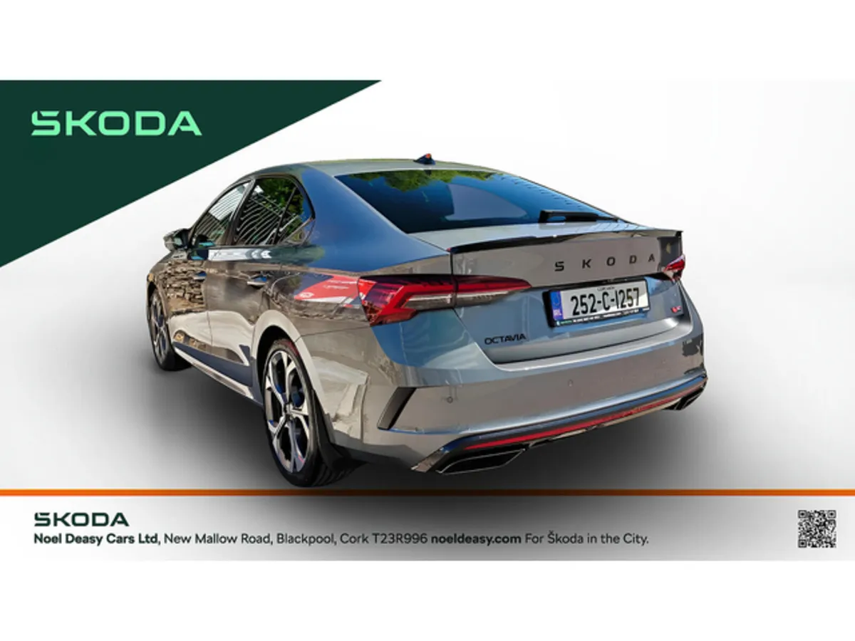 Skoda Octavia RS 2.0TSI 265HP DSG- DEMO MODEL-AS N - Image 4