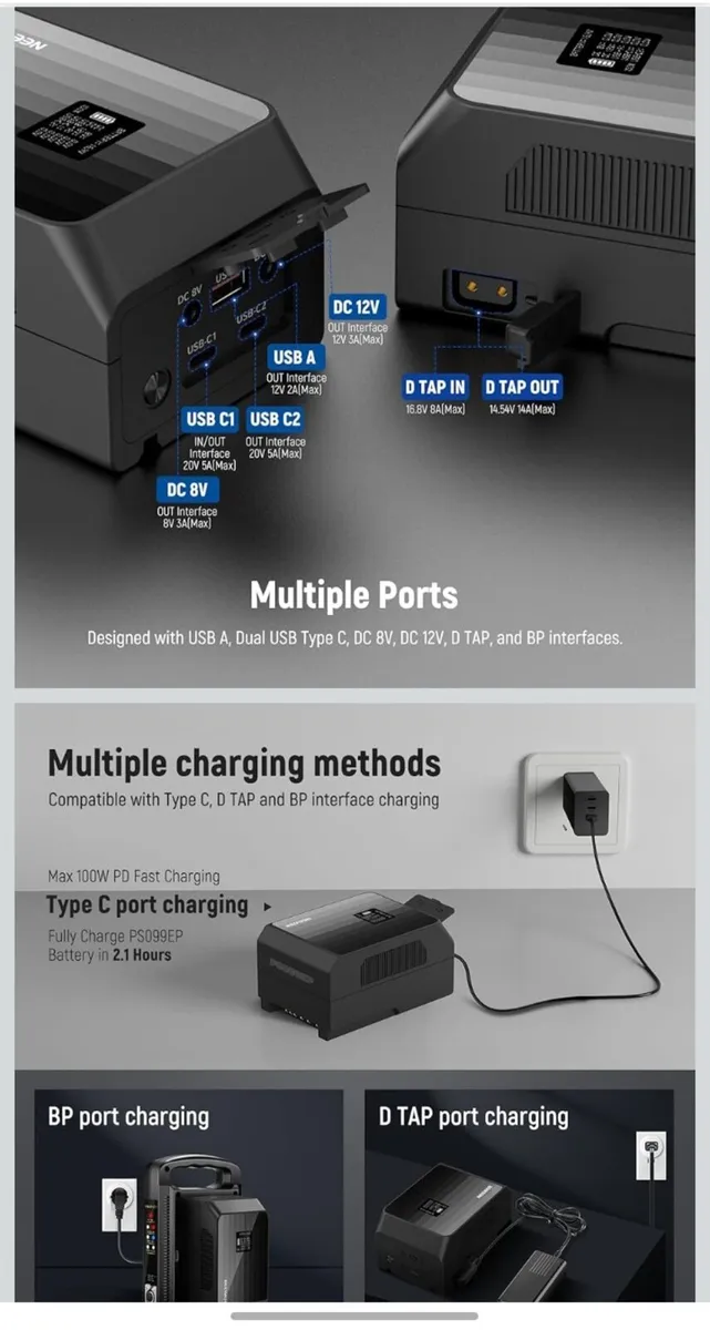 Neewer v mount battery ps099ep - Image 3