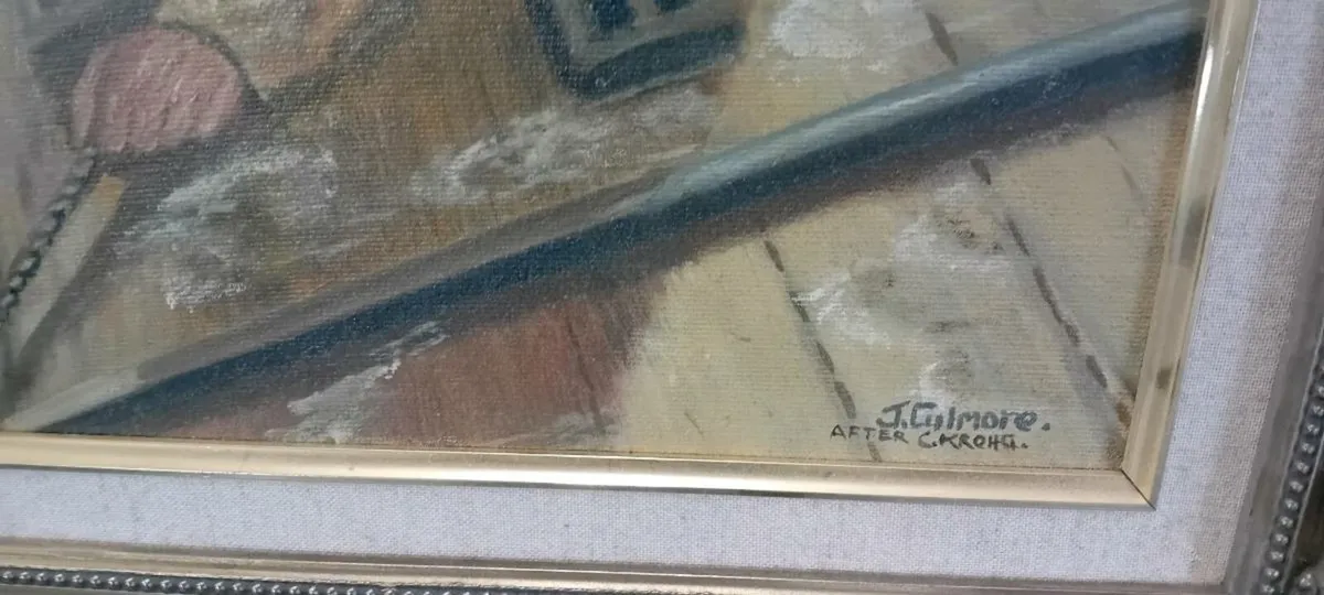 Original Signed Oil On Canvas Painting - Image 2