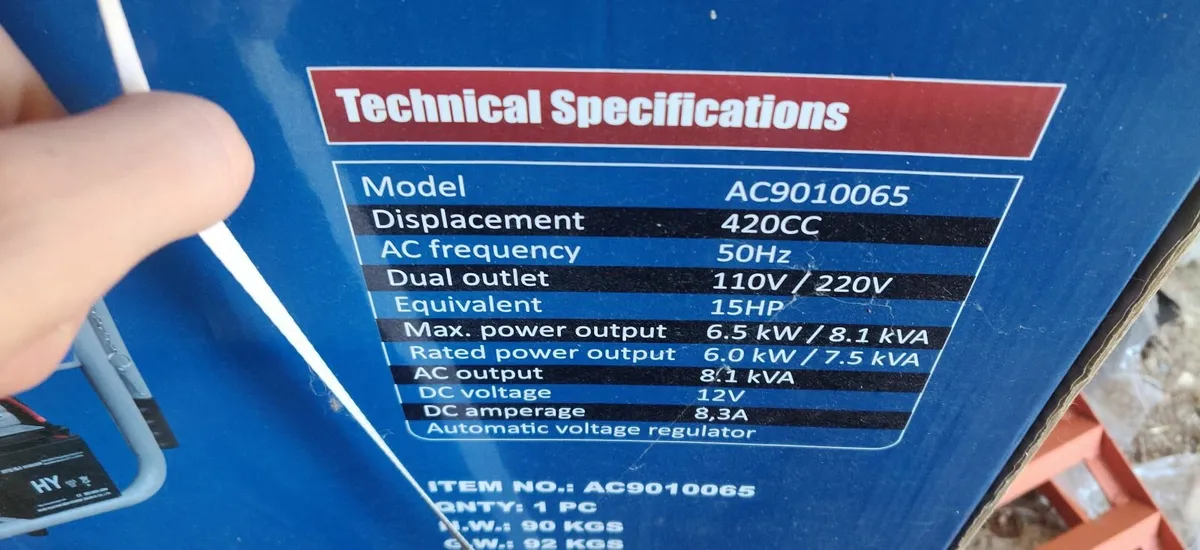 Petrol Generator Power Portable - Image 3