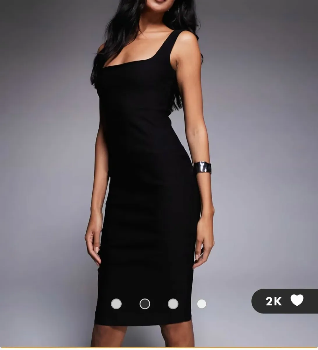 Bodycon vesper  dress - Image 1