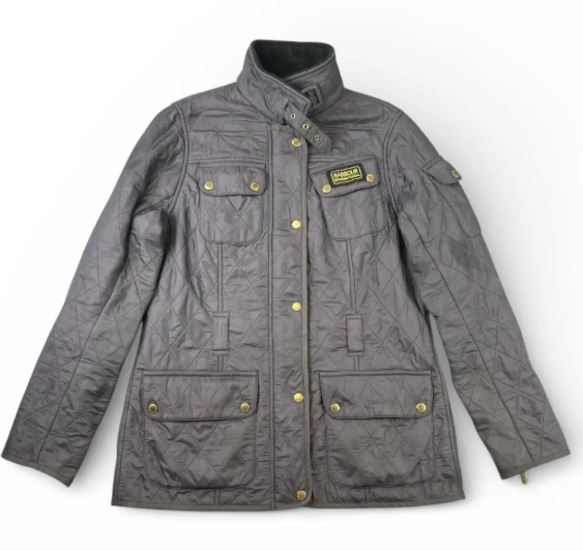 Barbour Womens Ladies Grey Jacket Size 12 - Image 1
