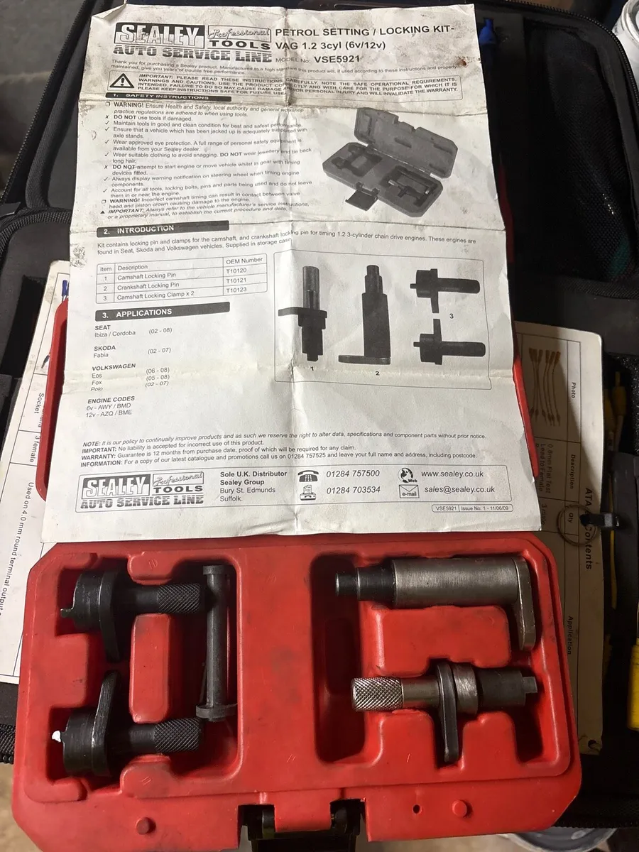 Volkswagen 1.2 3 cylinder timing kit