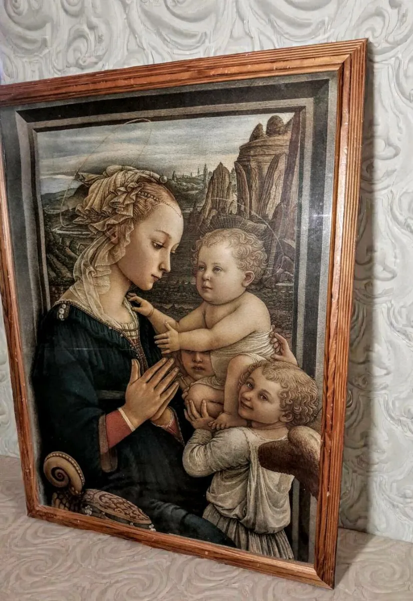 Beautiful large old picture - Image 1