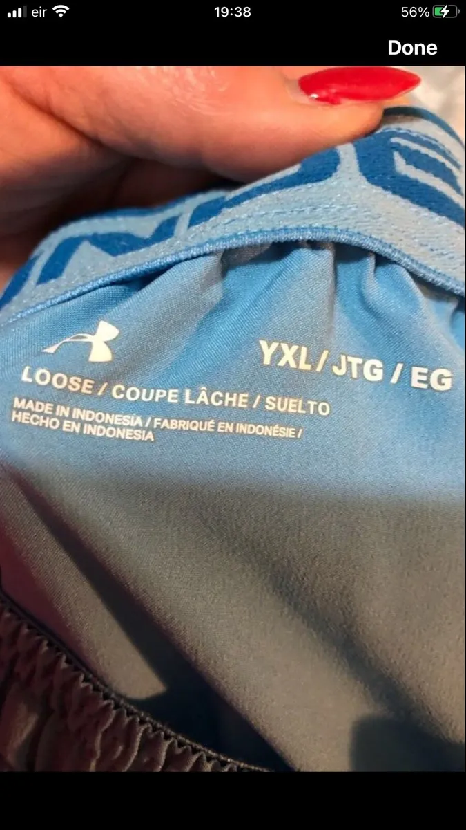 Boys Under Arour shorts size XL €5 - Image 4