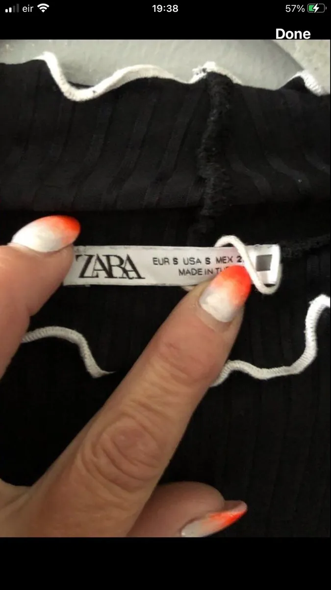 Ladies Zara top size S €5 - Image 2