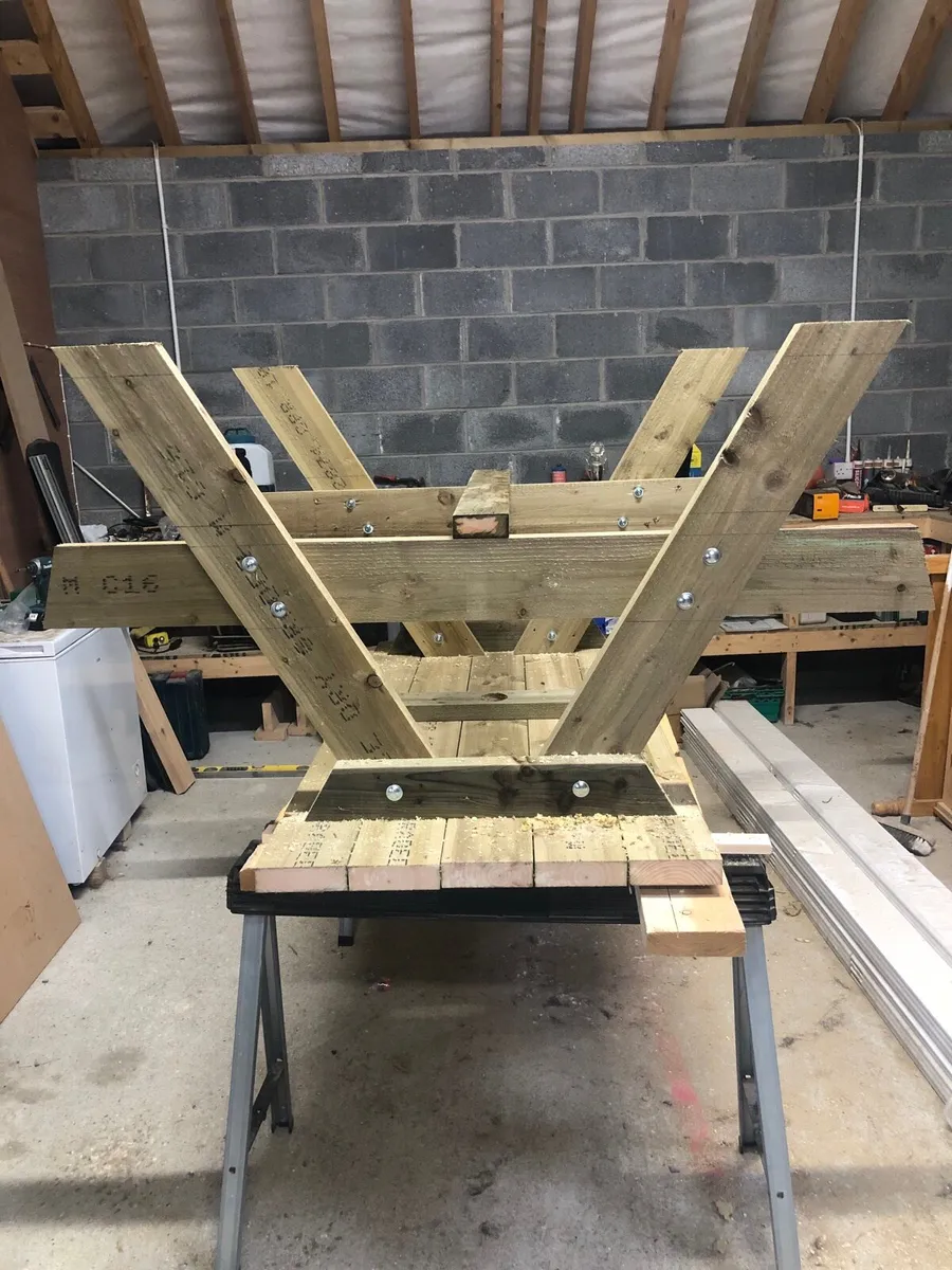 Picnic table and wheelchair accessible benches - Image 3